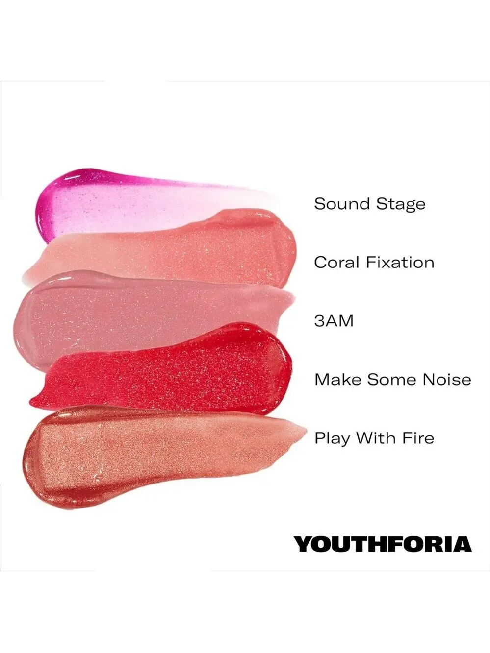 Youthforia Dewy Gloss Hydrating Lip Gloss Play with Fire Clean Beauty New in Box